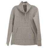 STRAIGHT DOWN TEXTURED TOPS GRAY S