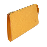 LOUIS VUITTON VINTAGE EPI LEATHER POUCHES YELLOW