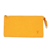 LOUIS VUITTON VINTAGE EPI LEATHER POUCHES YELLOW
