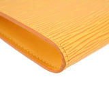 LOUIS VUITTON VINTAGE EPI LEATHER POUCHES YELLOW