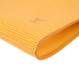 LOUIS VUITTON VINTAGE EPI LEATHER POUCHES YELLOW