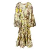 ALEXIS PRINT DRESSES CREAM S