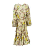 ALEXIS PRINT DRESSES CREAM S