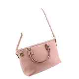 GUCCI LEATHER ZIP TOP SATCHELS BLUSH