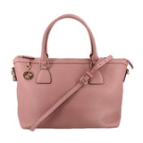 GUCCI LEATHER ZIP TOP SATCHELS BLUSH