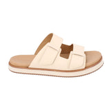 NISOLO LEATHER SANDALS CREAM 10 US