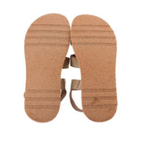 BLONDO PLATFORM SANDALS BEIGE 8.5 US