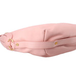 Juicy Couture pink leather hobo bag with gold hardware and strap ring