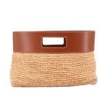 J CREW RAFFIA CLUTCHES NATURAL