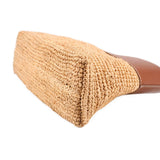 J CREW RAFFIA CLUTCHES NATURAL