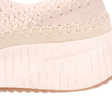 DOLCE VITA PLATFORM SNEAKERS CREAM 8.5 US