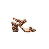 SOLE SOCIETY CALF HAIR SANDALS LEOPARD 10 US