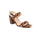 SOLE SOCIETY CALF HAIR SANDALS LEOPARD 10 US