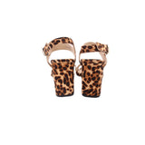 SOLE SOCIETY CALF HAIR SANDALS LEOPARD 10 US