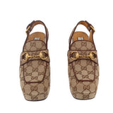 GUCCI LADY HORSEBIT PLATFORM TAN 36.5 EU | 6.5 US