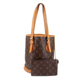 LOUIS VUITTON PETIT BUCKET SHOULDER BAGS MONOGRAM