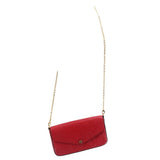 LOUIS VUITTON FELICIE EMPREINTE CROSSBODYS RED