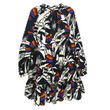 FARM RIO PRINT DRESSES BLACK L