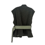 MARIE OLIVER SHERPA VEST GREEN L