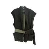 MARIE OLIVER SHERPA VEST GREEN L
