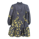 TUCKERNUCK PRINT DRESSES NAVY S