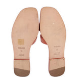 HERMES ORAN SLIDE SANDALS ROUGE TOMETTE 41 EU | 9 US