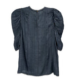 ULLA JOHNSON SHORT SLEEVE TOPS BLUE S | 4