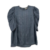ULLA JOHNSON SHORT SLEEVE TOPS BLUE S | 4