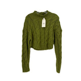 GAIA KNIT SWEATERS GREEN S