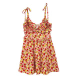 FOR LOVE & LEMONS FLORAL DRESSES RED S