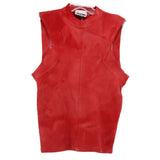 THARPE SLEEVELESS TOPS RED S