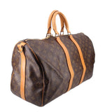 LOUIS VUITTON KEEPALL BANDOULIERE 45 DUFFLE TRAVEL MONOGRAM