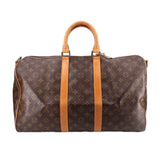 LOUIS VUITTON KEEPALL BANDOULIERE 45 DUFFLE TRAVEL MONOGRAM