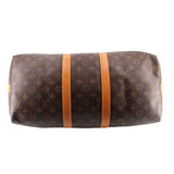 LOUIS VUITTON KEEPALL BANDOULIERE 45 DUFFLE TRAVEL MONOGRAM