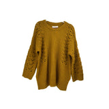 PILCRO KNIT SWEATERS GOLD S