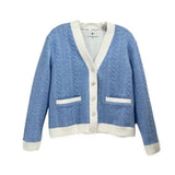 TUCKERNUCK CABLE CARDIGANS BLUE M