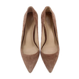 ANN TAYLOR SUEDE HEELS BROWN 9.5 US