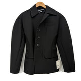 JACQUEMUS OPEN BACK BLAZERS BLACK S/M