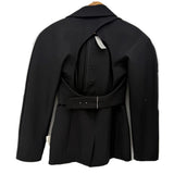 JACQUEMUS OPEN BACK BLAZERS BLACK S/M