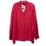 ADRIANA IGLESIAS BLOUSE PANTS 2 PC PINK M | 42