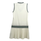 TORY BURCH PLEATED DRESSES WHITE S