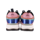 KURT GEIGER METALLIC SNEAKERS BLACK 10 US