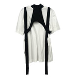 GIVENCHY TEE WITH WRAP TOPS WHITE S