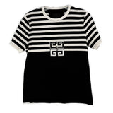 GIVENCHY STRIPED TOPS BLACK M