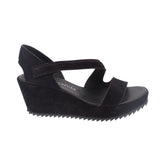 PEDRO GARCIA WEDGE SANDALS BLACK 10 US