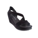 PEDRO GARCIA WEDGE SANDALS BLACK 10 US