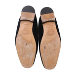 STUBBS & WOOTTON VELVET MULES BLACK 10.5 US