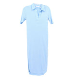 HELMUT LANG RIBBED DRESSES BLUE XS