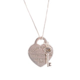 TIFFANY & CO HEART TAG AND KEY NECKLACES