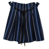 PHILLIP LIM STRIPED SHORTS NAVY M | 8